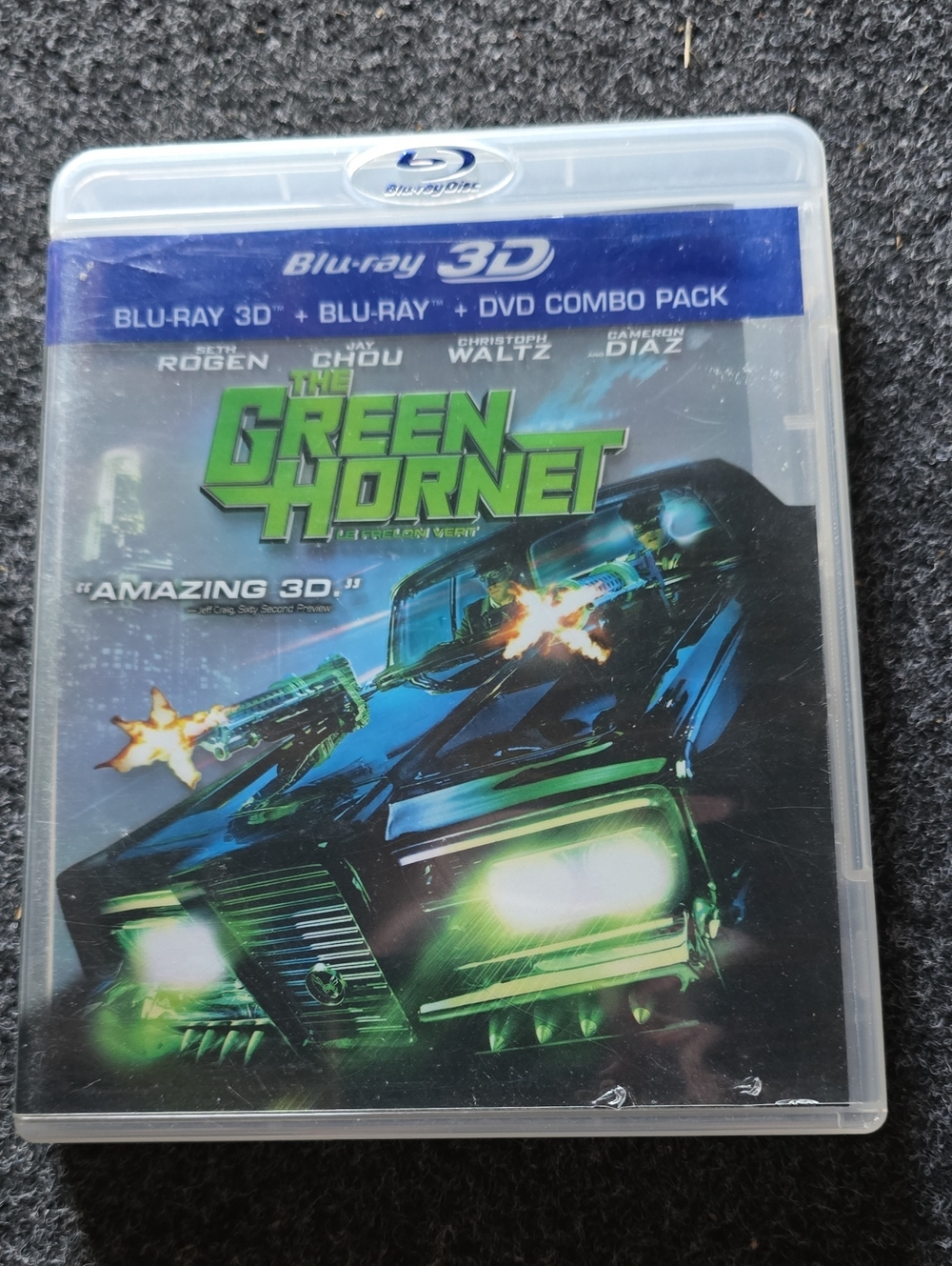 The Green Hornet (Blu-ray 3D + Blu-ray + DVD Combo Pack) - Green